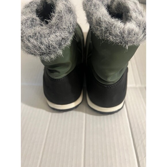 Weatherproof Green Black Faux Fur Snow Boots Women’s Size 9 – Waterproof Winter - Picture 9 of 9